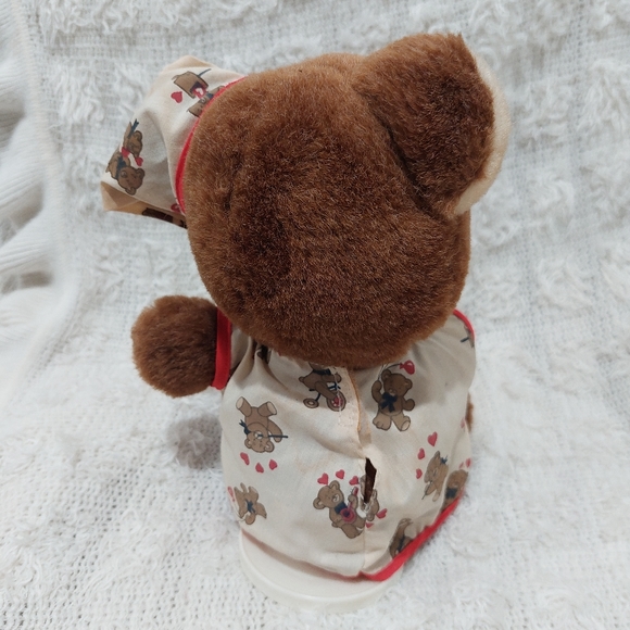 Vintage 1986 Applause Bosco Musical Bedtime Teddy Bear Plush - Picture 2 of 9